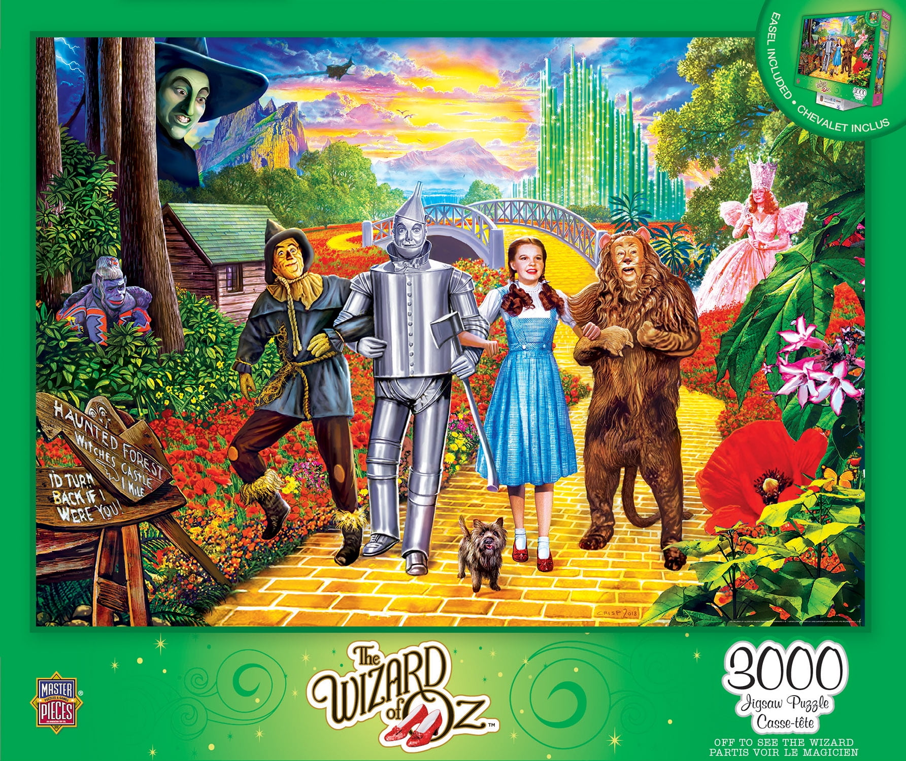 MasterPieces 3000 Piece Jigsaw Puzzle - Wizard of Oz - Off to See the Wizard - 32"x45"
