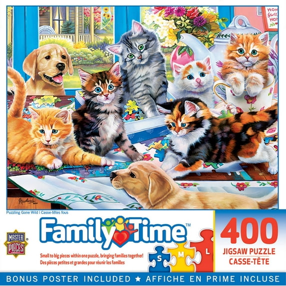MasterPieces 400 Piece Jigsaw Puzzle - Puzzling Gone Wild - 18"x24"