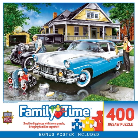 MasterPieces 400 Piece Jigsaw Puzzle - Three Generations - 18"x24"