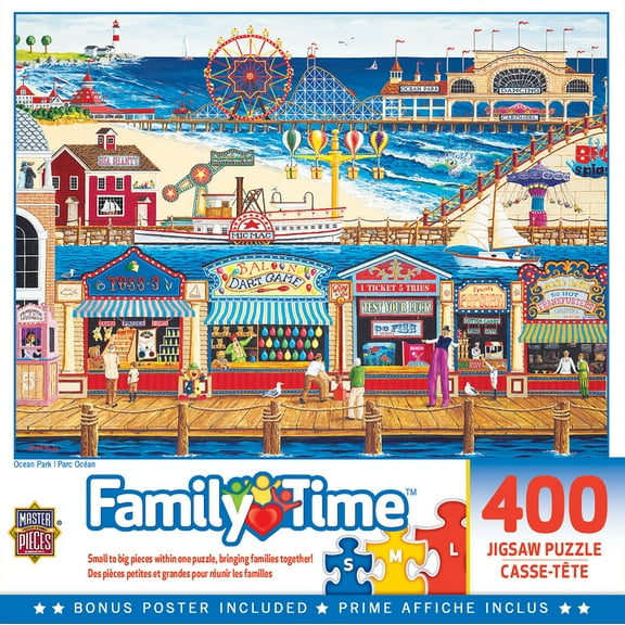 MasterPieces 400 Piece Jigsaw Puzzle for Adults - Ocean Park - 18"x24"