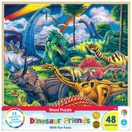 Dinosaurs: Melissa & Doug Dinosaurs Chunky Wooden Jigsaw Puzzle - Funstra