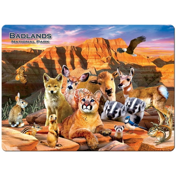 MasterPieces 48 Piece Tray Jigsaw Puzzle for Kids - Badlands National Park - 14"x10.25"