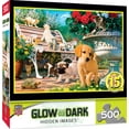 thumbnail image 1 of MasterPieces 500 Piece Glow in the Dark Puzzle - Afternoon at the Park, 1 of 2