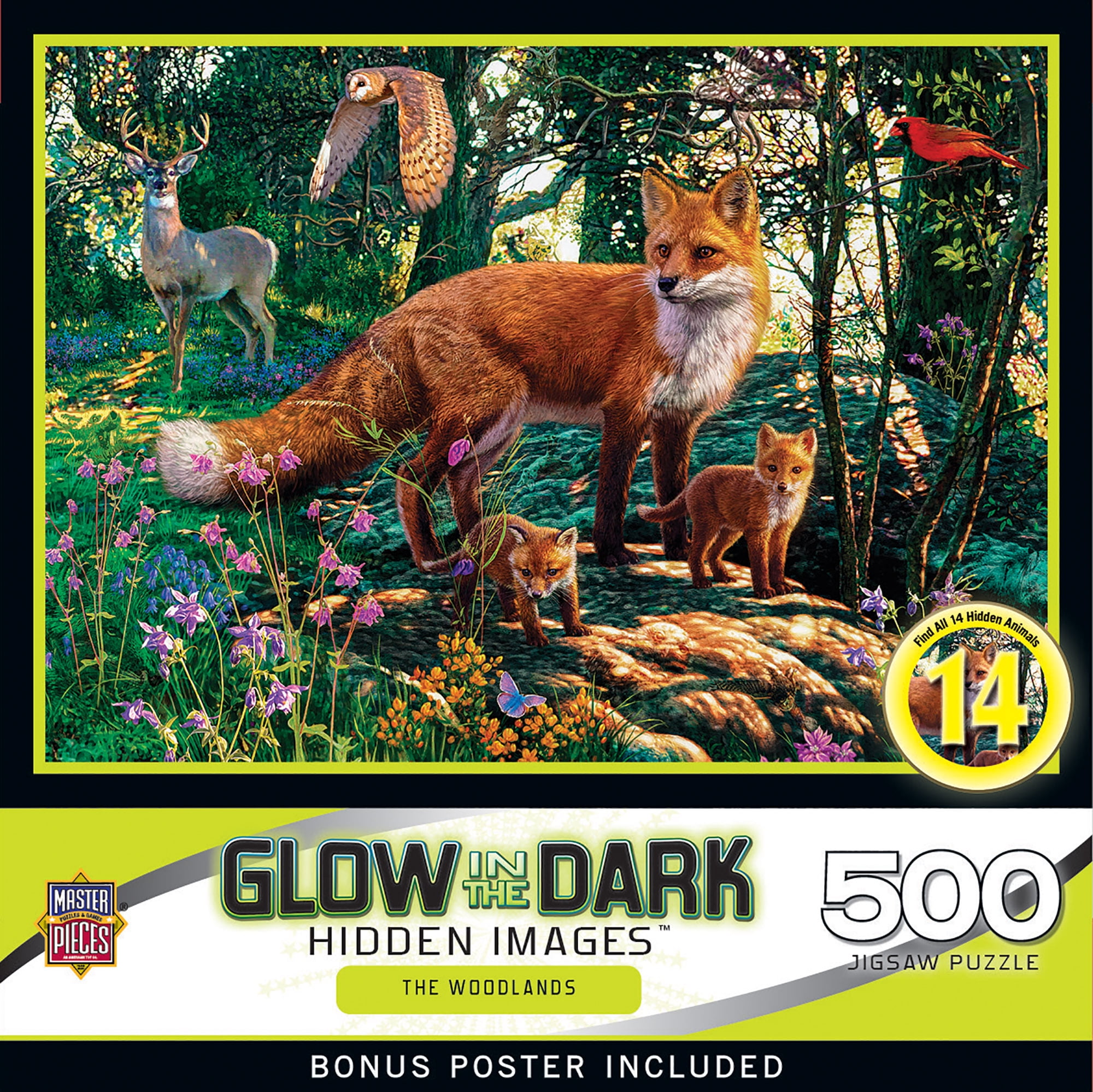 MasterPieces Wildlife 1000-Piece Puzzle In Collectible Tin – Morning View Scene