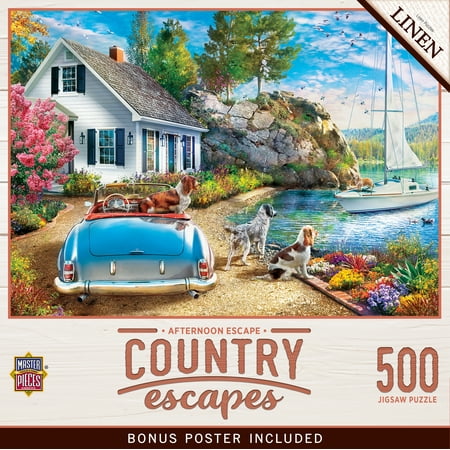MasterPieces 500 Piece Jigsaw Puzzle - Afternoon Escape - 15"x21"