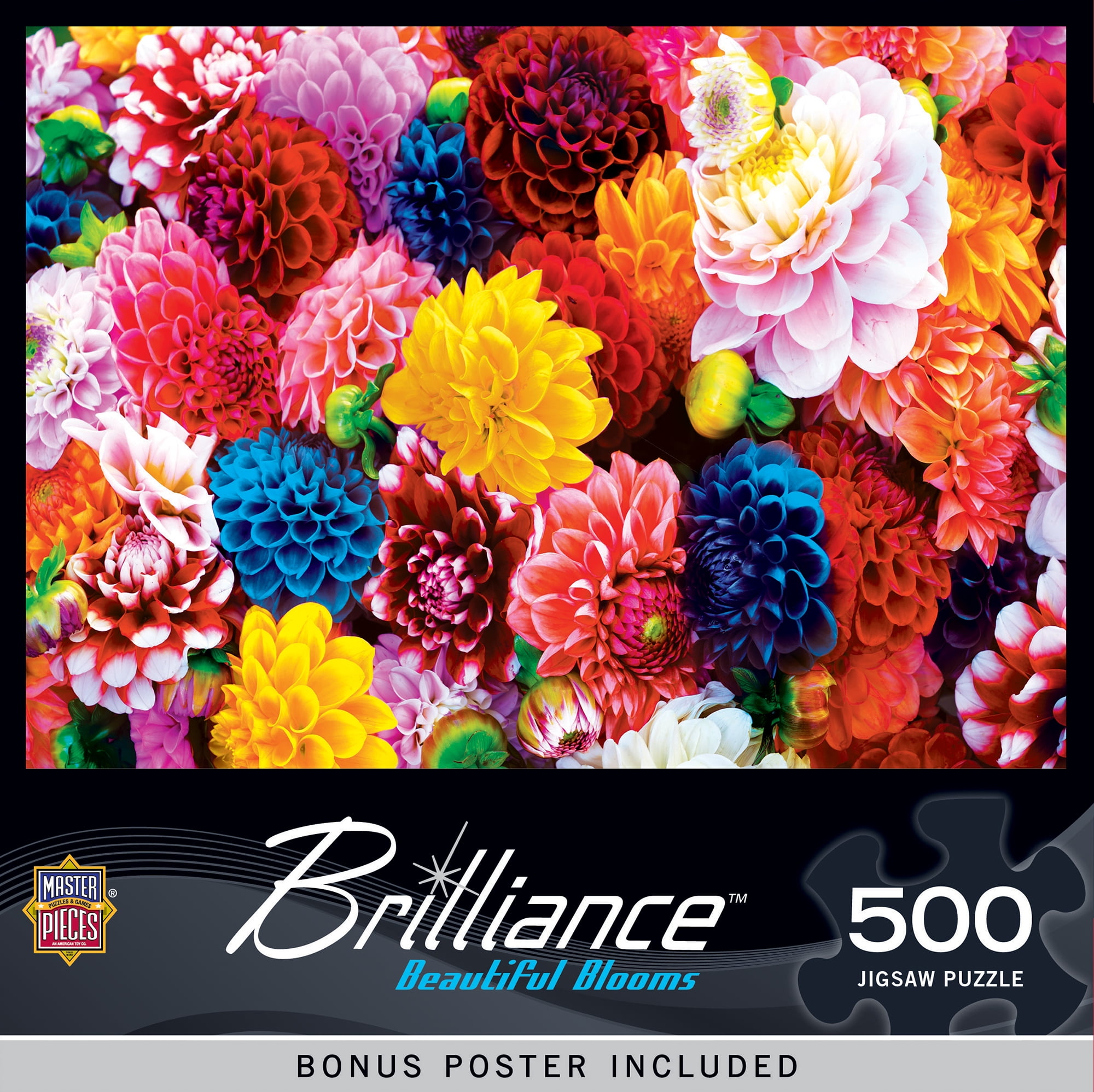 MasterPieces 500 Piece Jigsaw Puzzle - Beautiful Blooms - 15"x21"