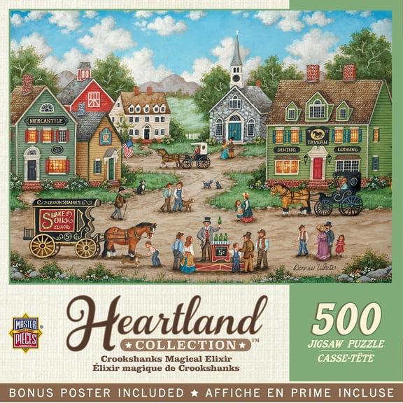 MasterPieces 500 Piece Jigsaw Puzzle - Crookshanks Magical Elixir - 15"x21"