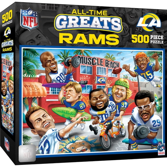 MasterPieces 500 Piece Jigsaw Puzzle - NFL Los Angeles Rams All-Time Greats