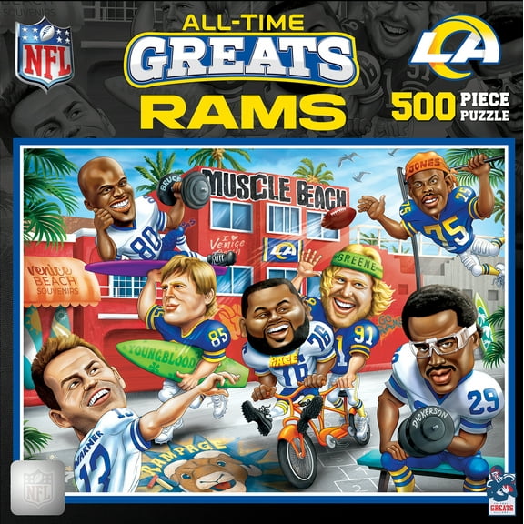 MasterPieces 500 Piece Jigsaw Puzzle - NFL Los Angeles Rams All-Time Greats
