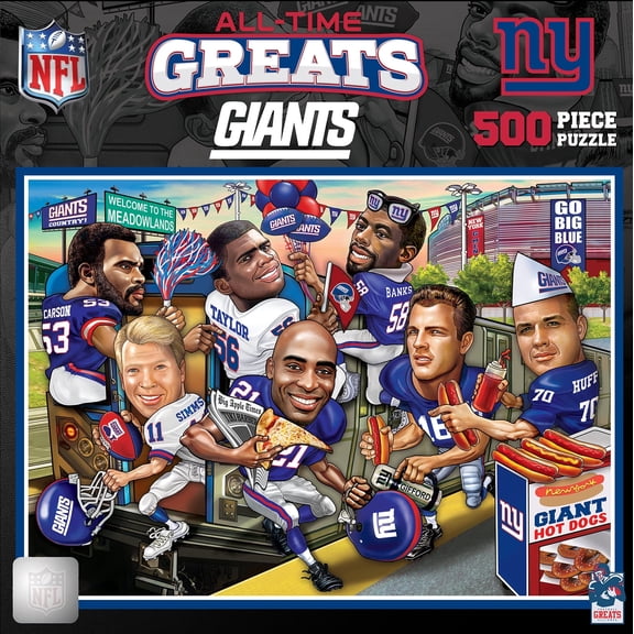 MasterPieces 500 Piece Jigsaw Puzzle - NFL New York Giants All-Time Greats