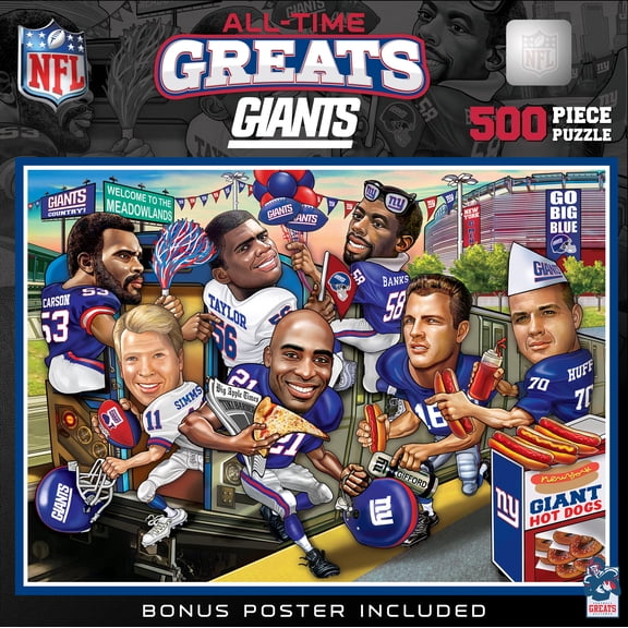 MasterPieces 500 Piece Jigsaw Puzzle - NFL New York Giants All-Time Greats