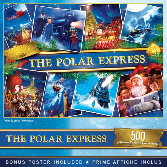 MasterPieces 500 Piece Jigsaw Puzzle - Polar Express Moments - 15"x21"