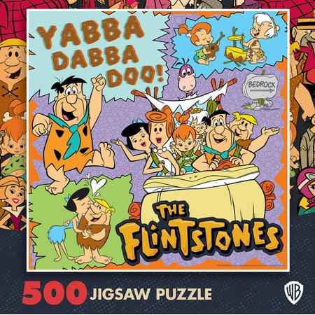 MasterPieces 500 Piece Jigsaw Puzzle - The Flintstones - 15"x15"