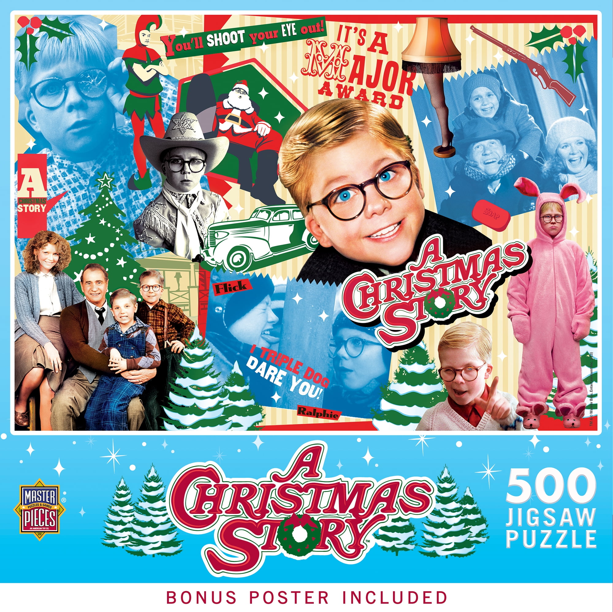 A Christmas Story 500-Piece Holiday Jigsaw Puzzle