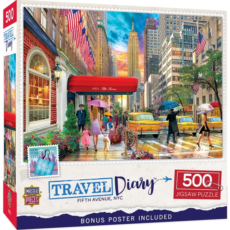 【未開封】SupremeASCII 500Piece Jigsaw Puzzle MasterPieces 500 Piece Jigsaw Puzzle for Adults - Fifth Avenue