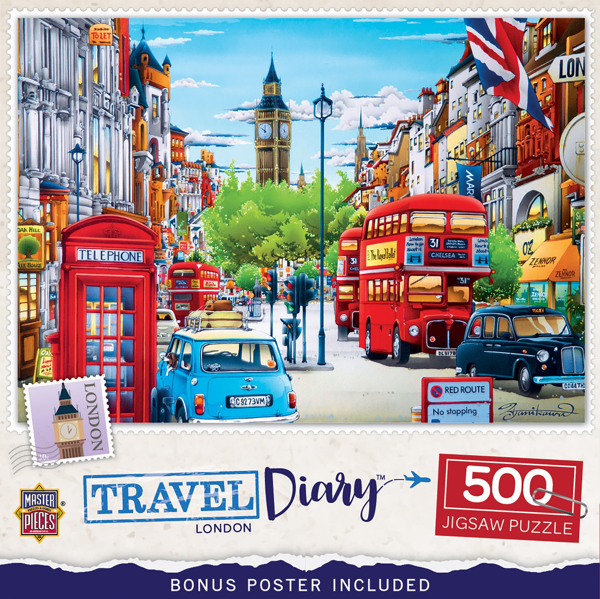 MasterPieces 500 Piece Jigsaw Puzzle for Adults - London - 15