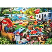 MasterPieces 500-Piece Glow-in-the-Dark Little Rascals Jigsaw Puzzle, 15" x 21"