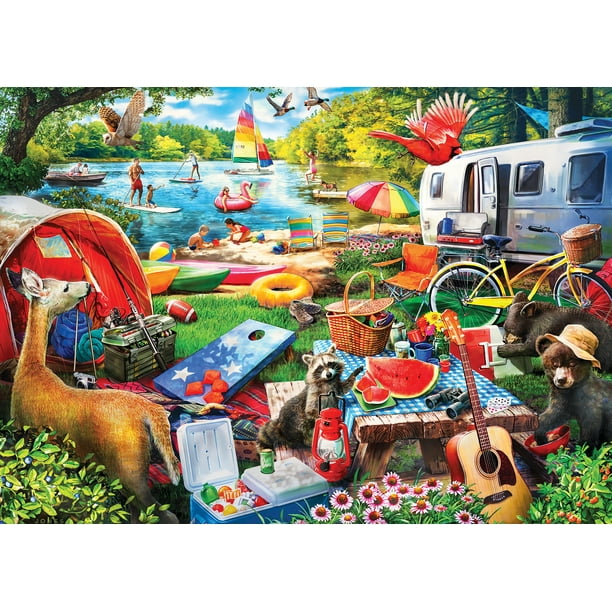 MasterPieces 500Piece Little Rascals Seek & Find Glow Interlocking