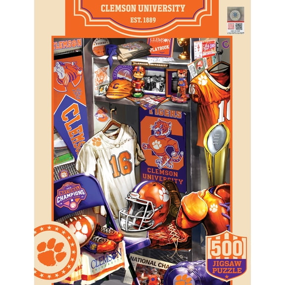 MasterPieces 500 Piece Puzzle - Clemson Tigers Locker Room - 15"x21"