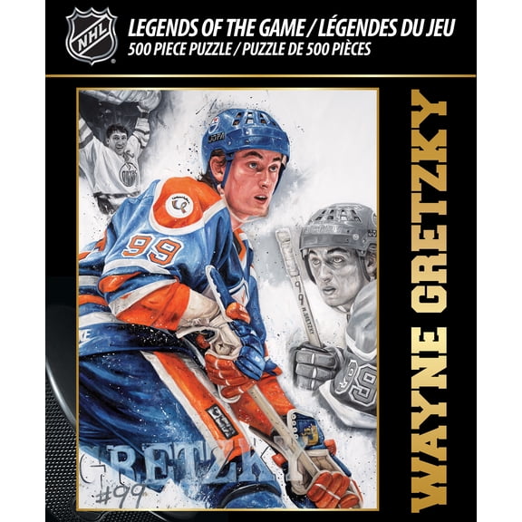 MasterPieces 500 Piece Puzzle - Legends of the Game - Edmonton Oilers - Wayne Gretzky