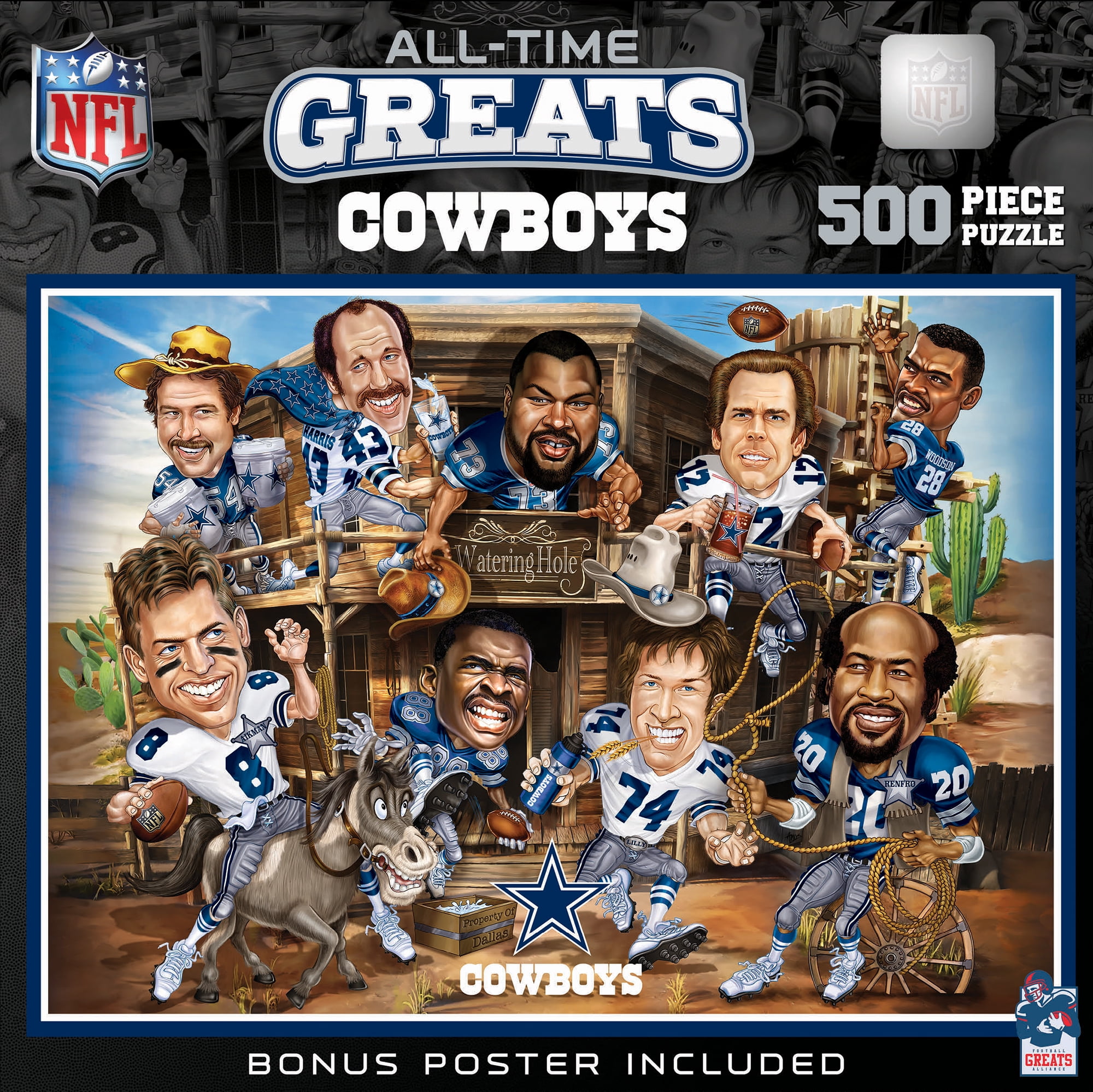 MasterPieces NFL Dallas Cowboys All-Time Greats 500 Piece Jigsaw