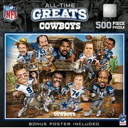 MasterPieces NFL Dallas Cowboys All-Time Greats 500 Piece Jigsaw Puzzle - Family Game Night