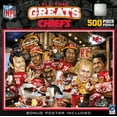 thumbnail image 1 of MasterPieces 500 Piece Puzzle - NFL Kansas City Chiefs All-Time Greats, 1 of 6