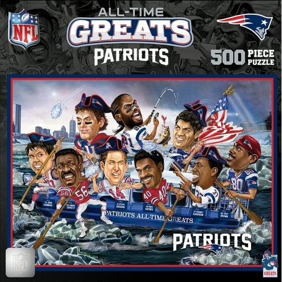 MasterPieces 500 Piece Puzzle - NFL New England Patriots All-Time Greats