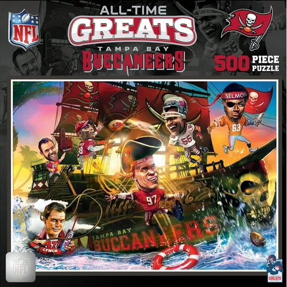 MasterPieces 500 Piece Puzzle - NFL Tampa Bay Buccaneers All-Time Greats