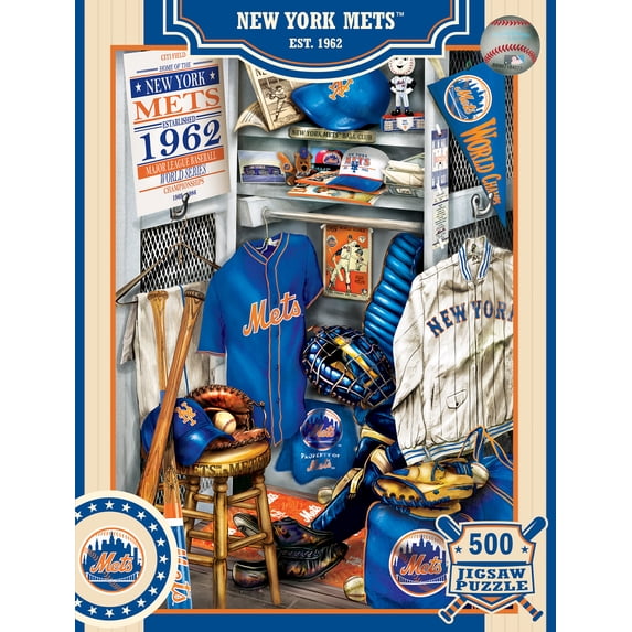 MasterPieces 500 Piece Puzzle - New York Mets Locker Room - 15"x21"