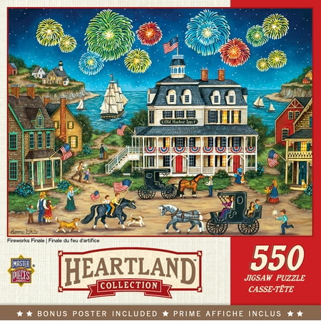 MasterPieces 550 Piece Jigsaw Puzzle - Fireworks Finale - 18"x24"