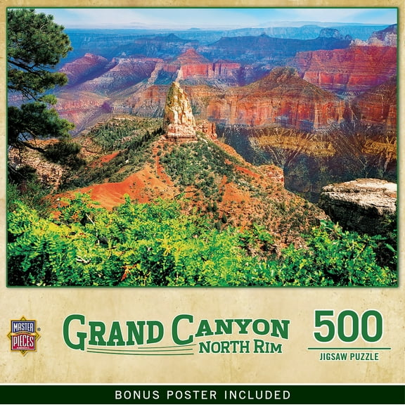 MasterPieces 500 Piece Jigsaw Puzzle - Grand Canyon North Rim - 15"x21"
