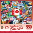 thumbnail image 1 of MasterPieces 550 Piece Jigsaw Puzzle - Greetings From Canada - 18"x24", 1 of 6