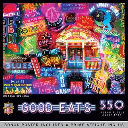 MasterPieces 550 Piece Jigsaw Puzzle for Adults - BBQ & Blues - 18"x24"