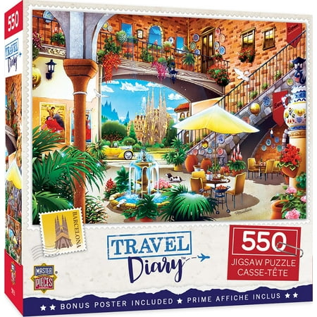 MasterPieces 550 Piece Jigsaw Puzzle for Adults - Barcelona - 18"x24"