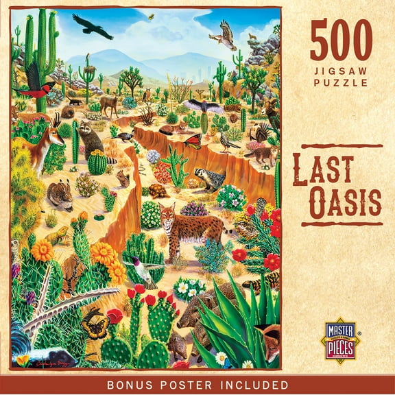 MasterPieces 500 Piece Jigsaw Puzzle for Adults - Last Oasis - 15"x21"