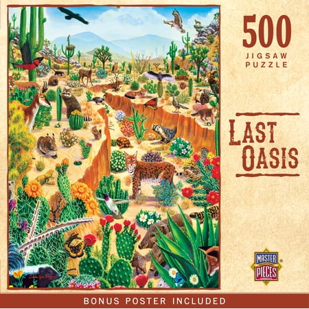 MasterPieces 500 Piece Jigsaw Puzzle for Adults - Last Oasis - 15"x21"