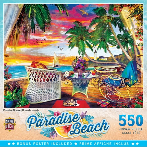 MasterPieces 550 Piece Jigsaw Puzzle for Adults - Paradise Breeze - 18"x24"