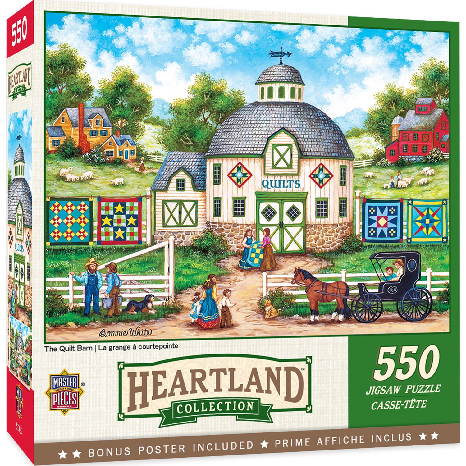 MasterPieces 550 Piece Jigsaw Puzzle for Adults - The Quilt Barn