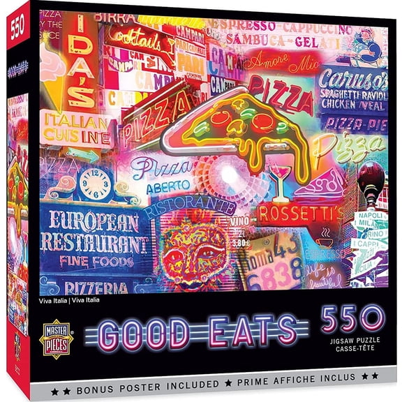 MasterPieces 550 Piece Jigsaw Puzzle for Adults - Viva Italia - 18"x24"