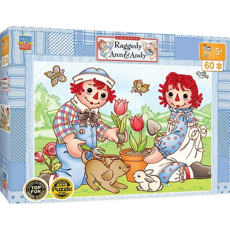 MasterPieces 60 Piece Jigsaw Puzzle - Raggedy Ann and Andy Picnic Friends