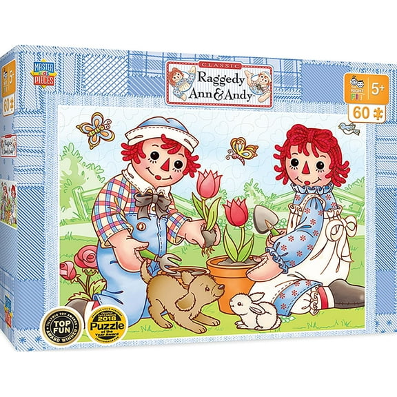 MasterPieces 60 Piece Jigsaw Puzzle - Raggedy Ann and Andy Picnic Friends
