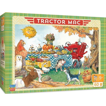 MasterPieces 60 Piece Jigsaw Puzzle - Tractor Mac Dinner Time - 14"x19"
