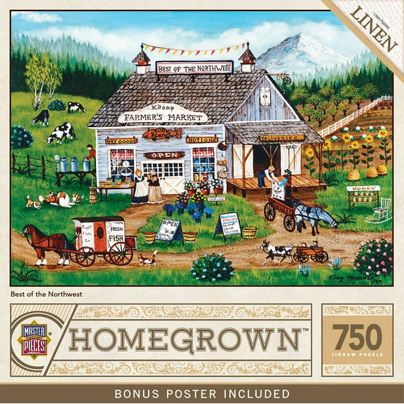 MasterPieces 750 Piece Jigsaw Puzzle - Best of the Northwest - 18"x24"