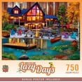 thumbnail image 1 of MasterPieces 750 Piece Jigsaw Puzzle - Cabin in The Cove - 18"x24", 1 of 6