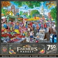 thumbnail image 1 of MasterPieces 750 Piece Jigsaw Puzzle - Market Day Afternoon - 18"x24", 1 of 7