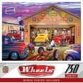 thumbnail image 1 of MasterPieces 750 Piece Jigsaw Puzzle - Old Timer's Hot Rods - 18"x24", 1 of 6