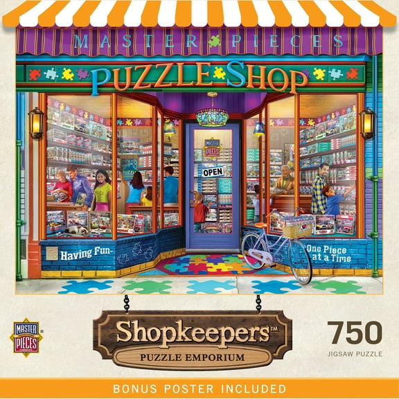 MasterPieces 750 Piece Jigsaw Puzzle for Adults - Puzzle Emporium - 18"x24"