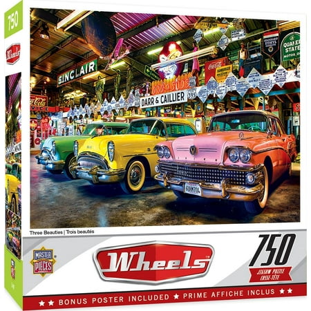 MasterPieces 750 Piece Jigsaw Puzzle for Adults - Three Beauties - 18"x24"