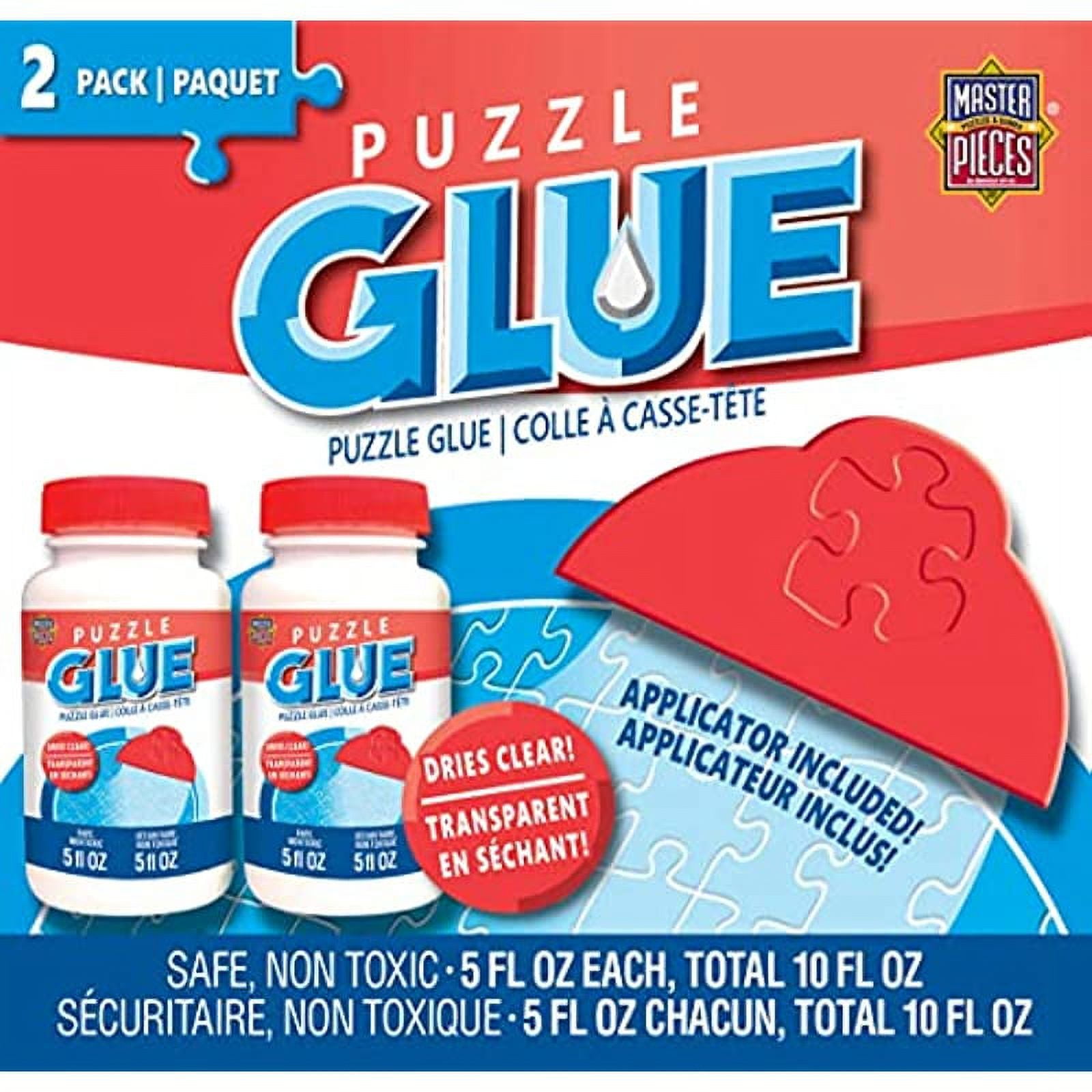 YAKAMOZ Jigsaw Puzzle Glue 200ML with Applicator for Adults